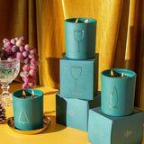 Holiday Vert Deco Candle