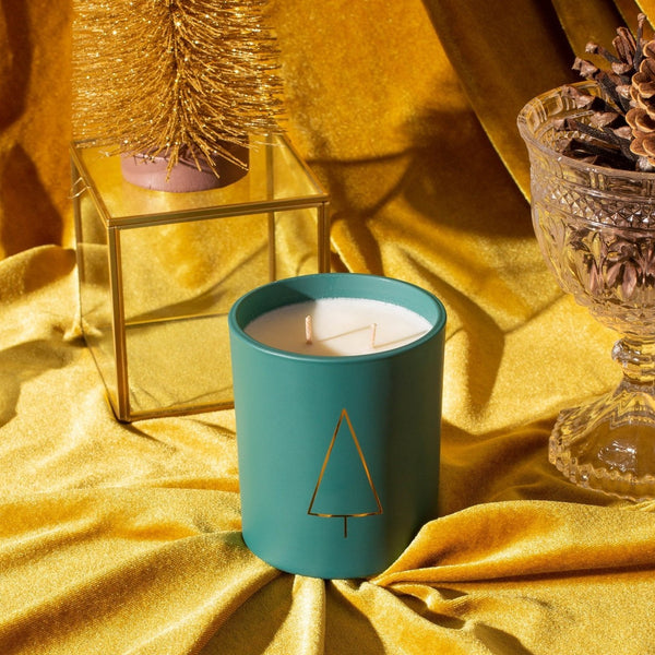 Holiday Vert Deco Candle