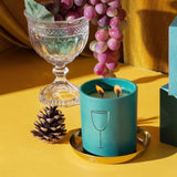Holiday Vert Deco Candle